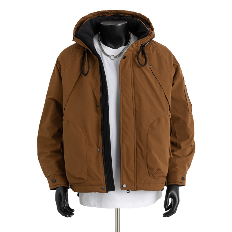 高品质新款连帽棉衣加厚夹克款棉服2503P120,男装夹克,电商A418