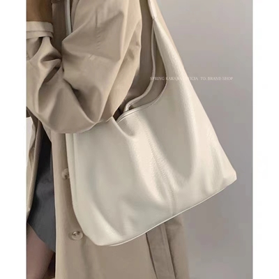 腋下包包女夏季2023新款潮韩国托特包学生上课大容量单肩包通勤包