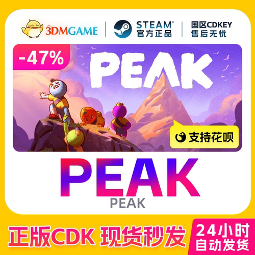 Steam正版激活码 PEAK 拉我一把 国区CDKEY 真入库 现货秒发