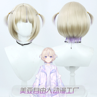 【自由人】hololive DEV_IS虚拟VTuber番长 轰一cos假发初始常服