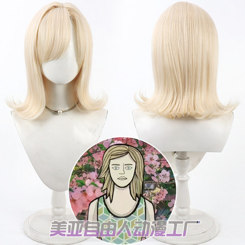 自由人地铁繁花小劳拉cos假发