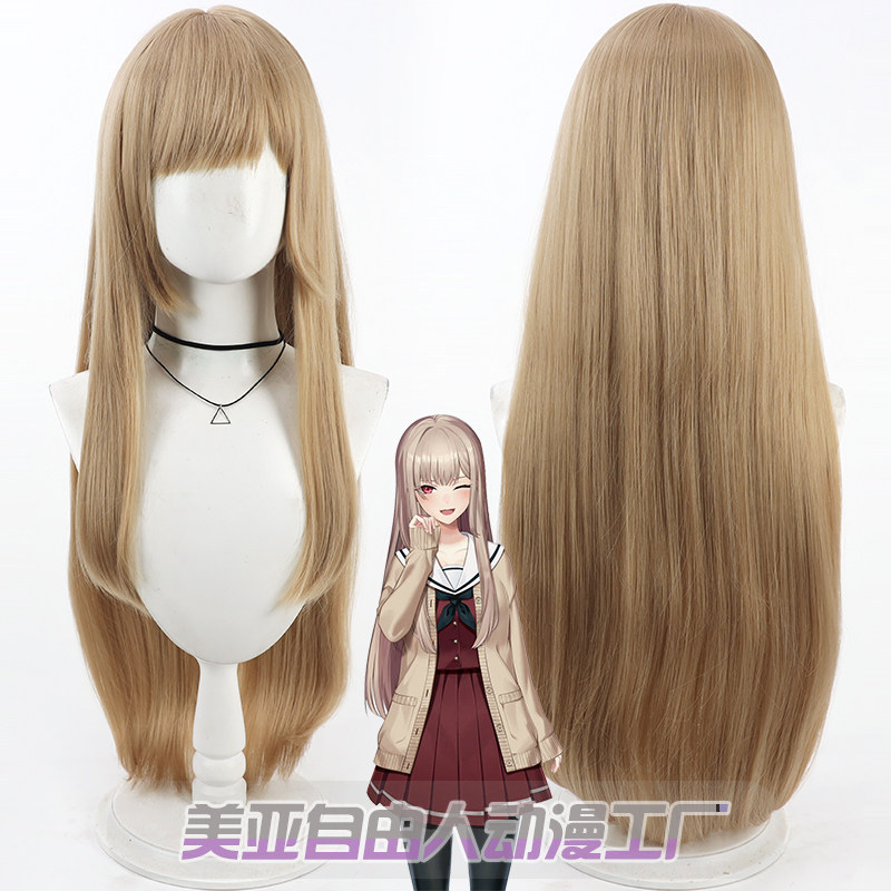 自由人彩虹社芙莲cos假发水手服