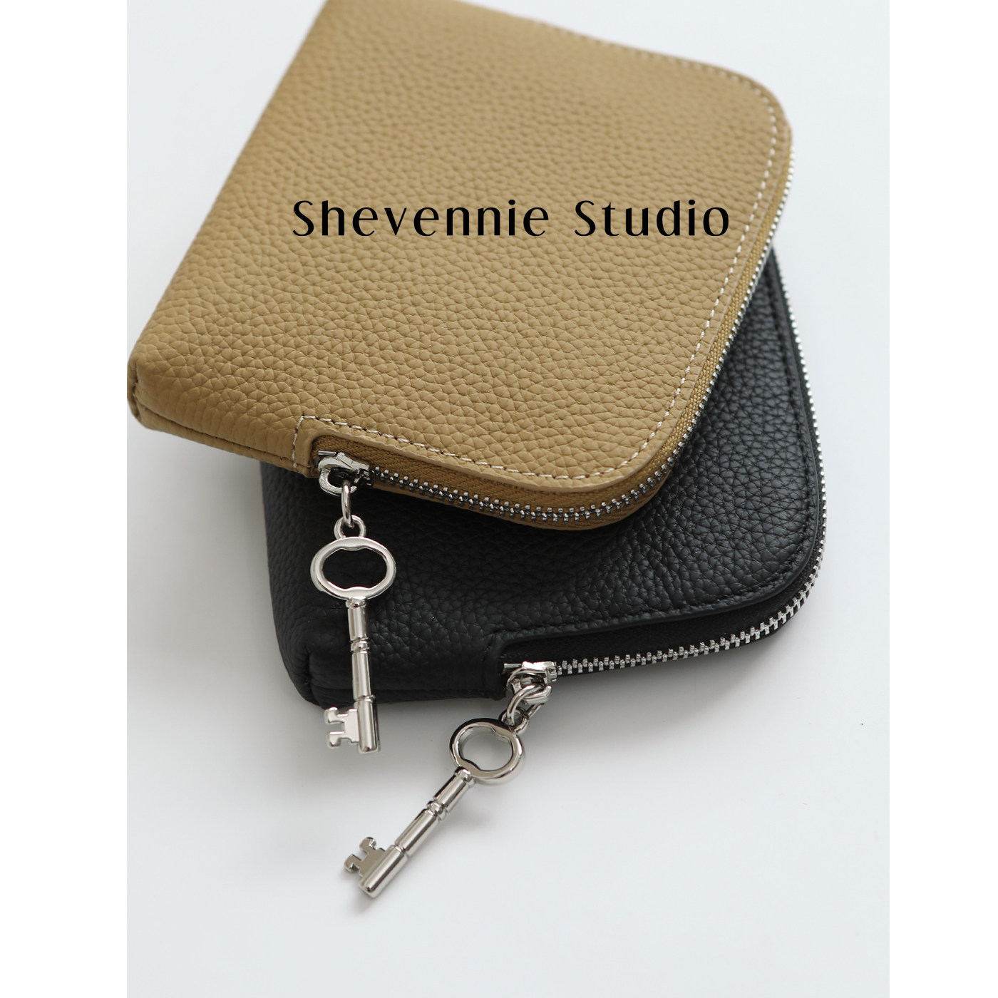 Shevennie2026 头层牛皮拉链零钱包小巧便携首饰真皮收纳包,箱包皮具/热销女包/男包,通用款女包,淘宝优惠券,粉丝福利购,淘宝优惠卷