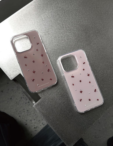 原创樱桃带钻创意16系列手机壳