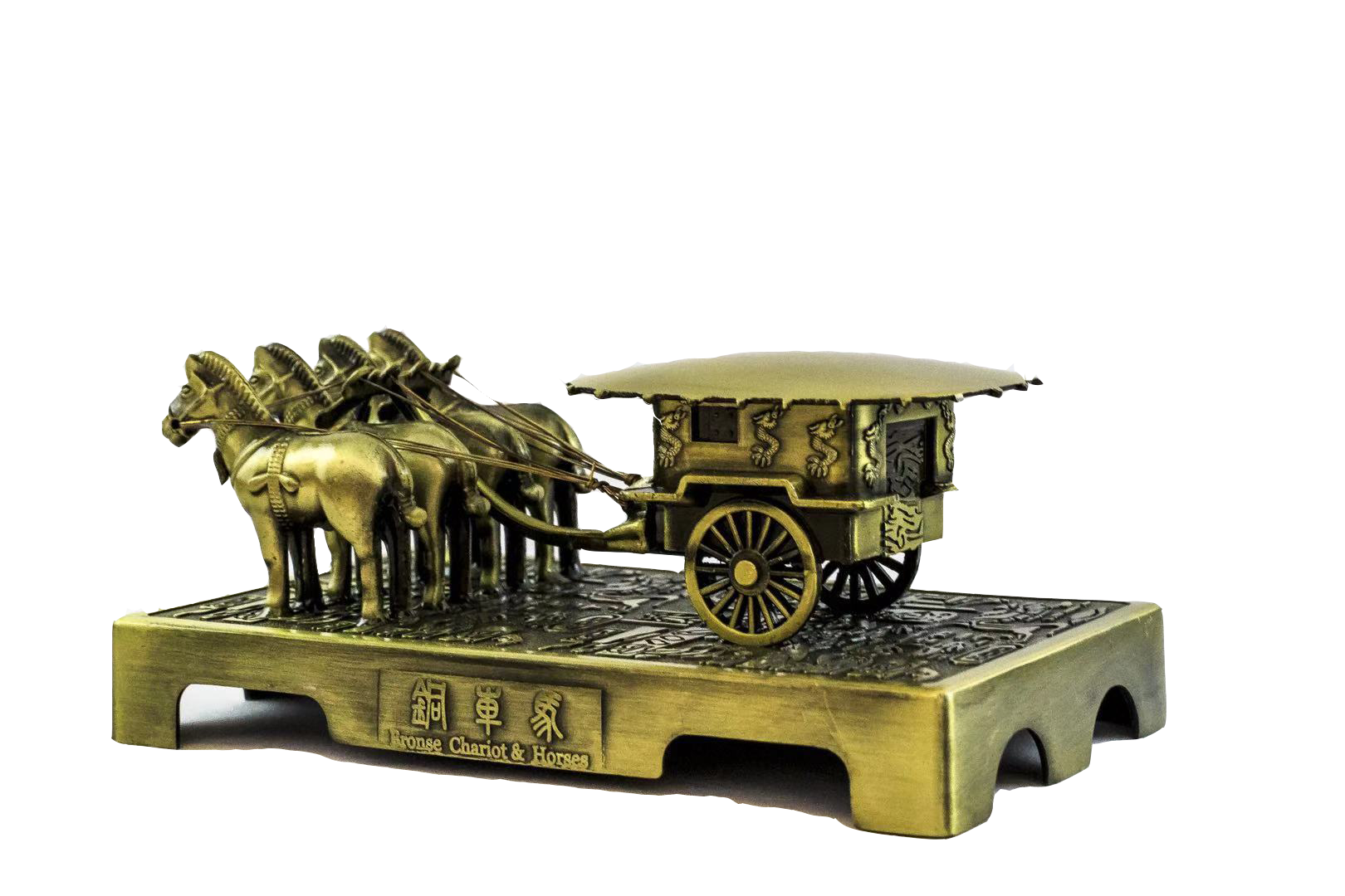 兵马俑铜车马摆件西安特色旅游纪念品中国风特色出国礼品送老外