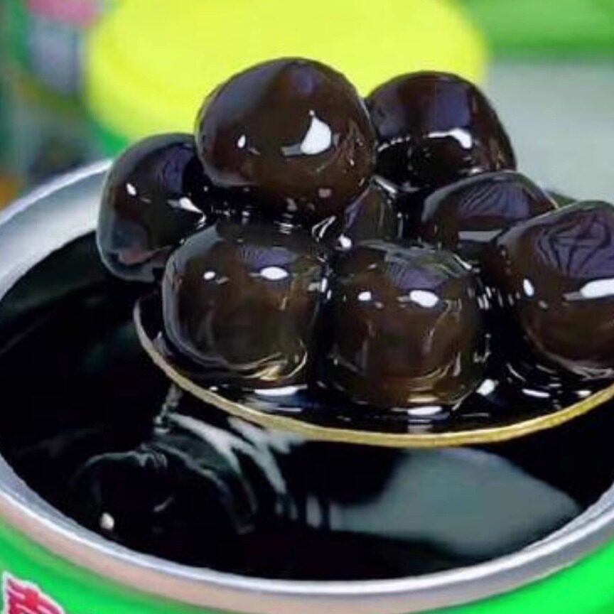 喜多仙草丸子嚼着吃的凉茶