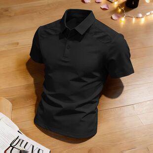 新款 休闲透气男士 POLO衫 夏季 时尚 男式 户外短袖 韩版 速干轻薄百搭款