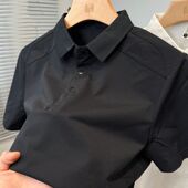 百搭帅气青年POLO衫 纯色休闲宽松透气衬衣夏季 潮流男士 时尚 潮 新款