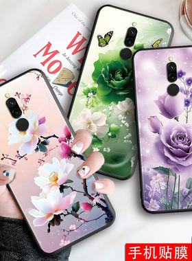 luckrider适用于红米8手机壳M1908C3IC超好看M1908C3IE春天redmi8a唯美红迷8花卉hmi8时尚redmi8新款m1908c3i