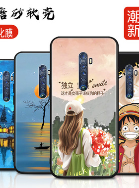 适用于OPPORENO2手机壳ren保护套rano男女外壳reao/rneo/reon/roen瑞诺reo/renno软后壳路飞订定制