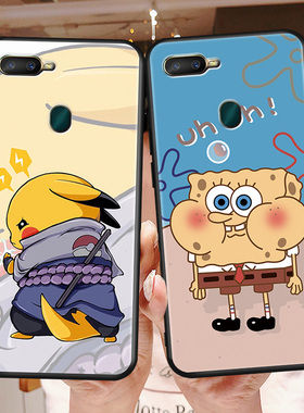 皮卡丘适用OPPOA7X手机壳0pp0a7x保护套poppa外壳pbbm00防摔0pp0f9男女oppora7x时尚OPPO A7x个性散热opA7x