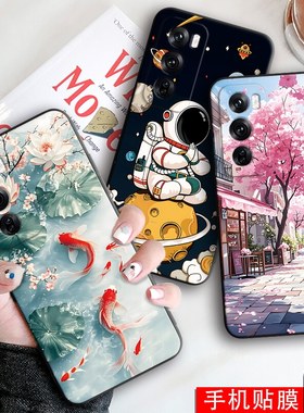 适用于opporeno12pro手机壳PJWl10软硅胶oopoRoneL2pro卡通ren012pro学生Reon12pro可爱PJW110彩绘rneo12pr0