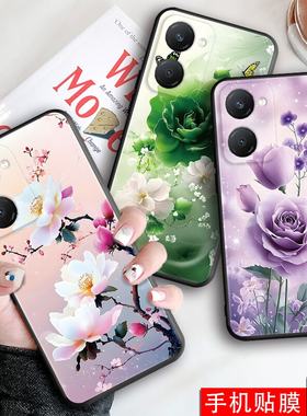 luckrider适用于vivoy375g手机壳Voviy37超好看viv0Y37唯美voY37春天5G花卉vlvoy37潮流vovoY37软胶vivioY37