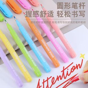 广纳206柔绘笔彩色绘图笔勾线笔抄经练字笔bursh书法笔软头中楷