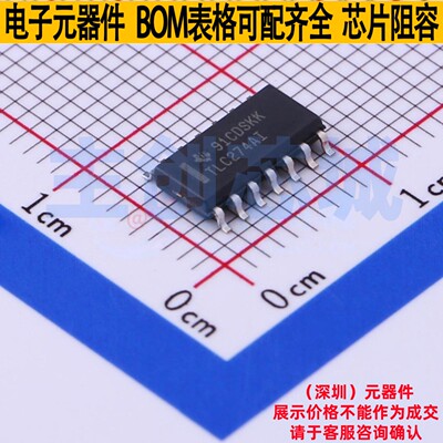 精密运放 TLC274AIDR SOIC-14 TI/德州 电子元器件配单全新原装