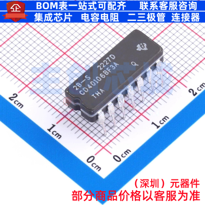 缓冲器/驱动器/收发器 CD40106BF3A CDIP-14 TI/德州 电子元器件