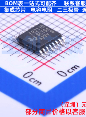 单片机(MCU/MPU/SOC) MSP430FR2110IPW16R TSSOP-16 TI/德州