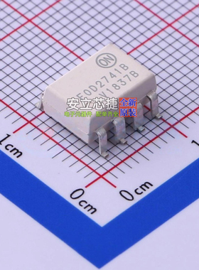 晶体管输出光耦 FOD2741BSDV SMD-8P onsemi(安森美) 电子元器件