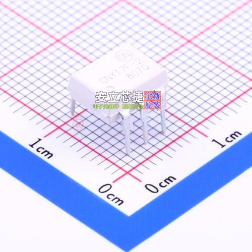 晶体管输出光耦 CNY17F2M DIP-6 onsemi(安森美) 电子元器件配单