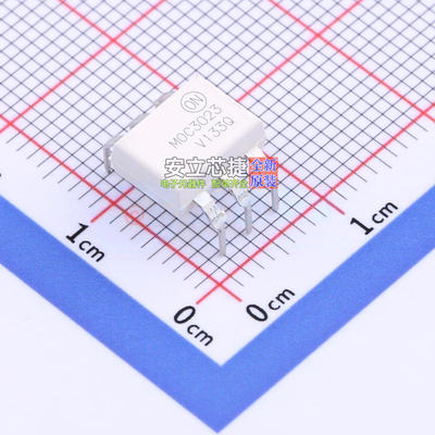 可控硅输出光耦 MOC3023TVM DIP-6 onsemi(安森美) 电子元件配单