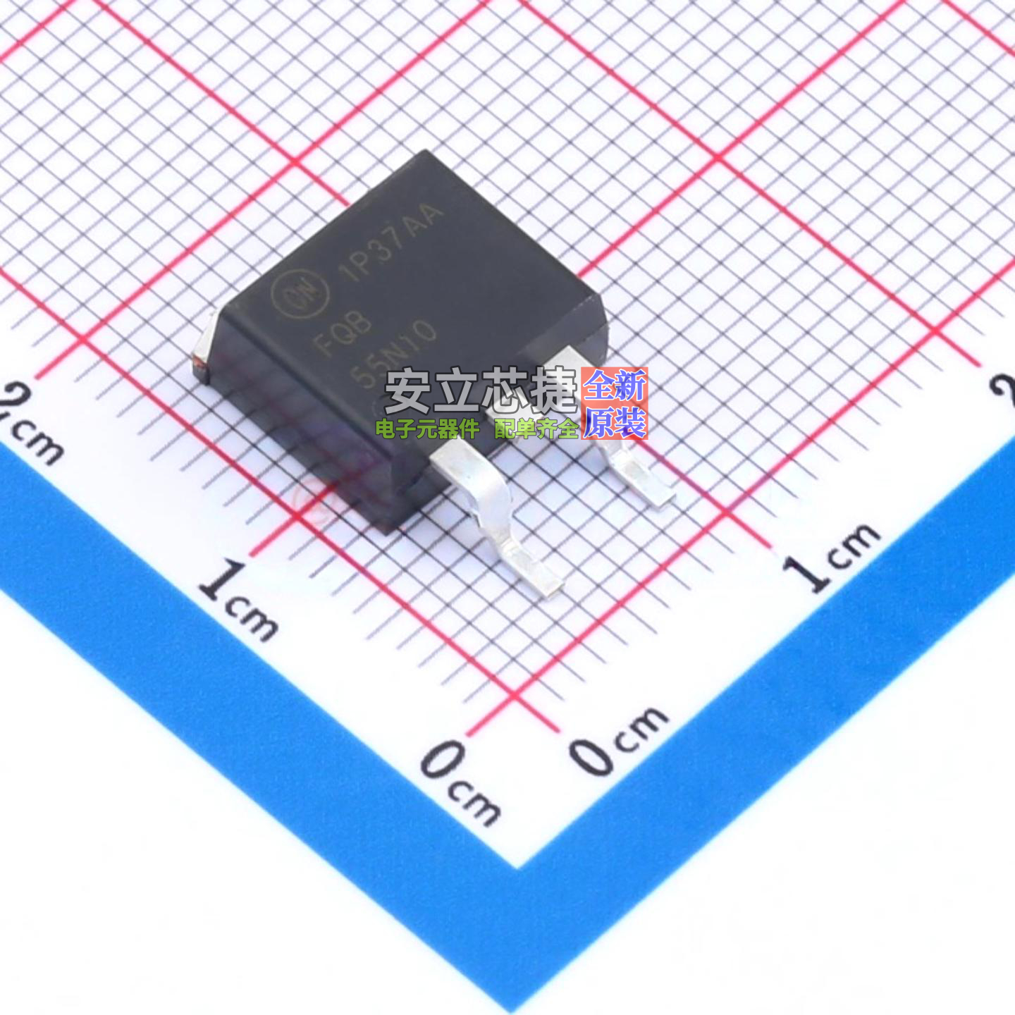 场效应管(MOSFET) FQB55N10TM D2PAK-3 onsemi(安森美) 全新原装