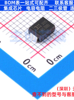 快恢复/高效率二极管 RS3BB-13-F DO-214AA DIODES(美台) 元器件