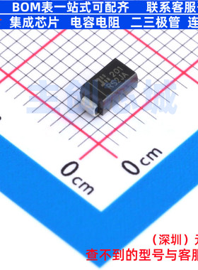 快恢复/高效率二极管 RS2JA-13-F DO-214AC DIODES(美台) 元器件