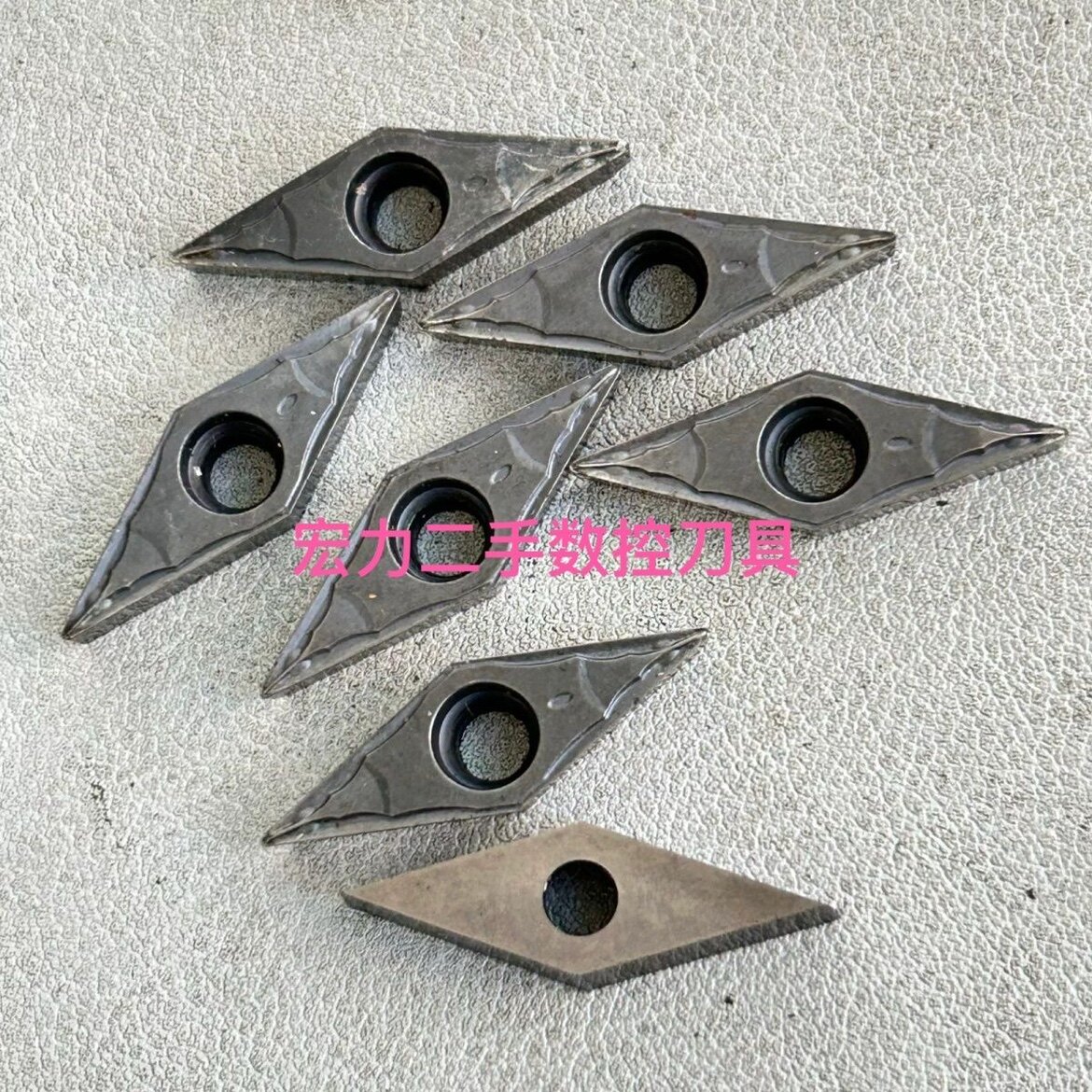二手东芝数控刀片 VBMT160404-PS NS530/NS9530 长菱形 陶瓷图片