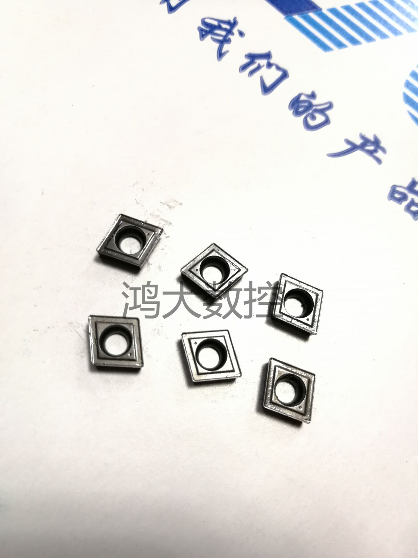二手特固克小菱形内孔陶瓷刀片CCMT060208/CCMT060204-MT CT3000图片