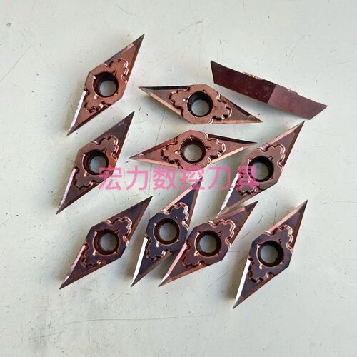 二手京瓷紫色数控刀片  VCMT110301 VF PR1125 小菱形 精车不锈钢