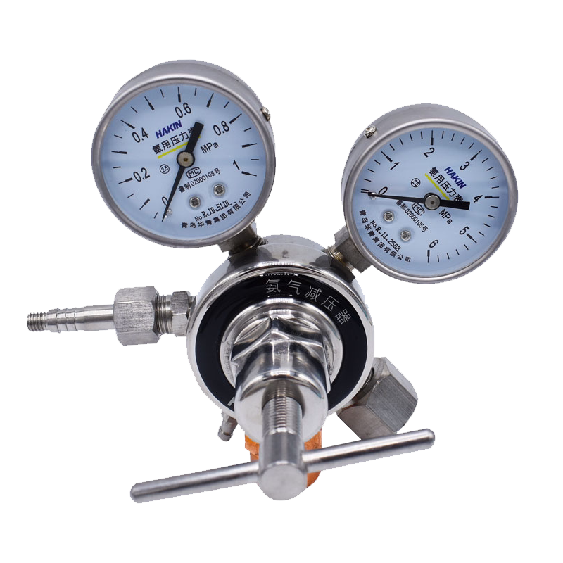 青岛HAKIN/华青氨气减压器YQA-401/YQA-441氨用减压阀压力表