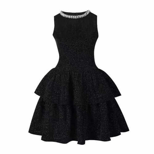 细闪设计感钻石领千金现货