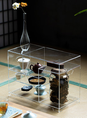 亚克力多宝阁展示架收纳展示柜
