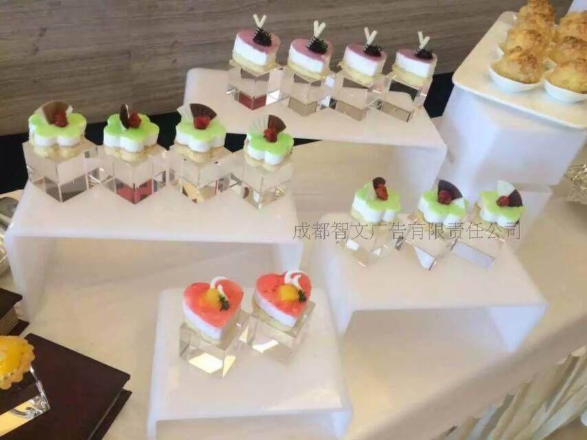 冷餐会摆台道具装饰宴会甜品台茶歇台展示架子摆件白色简约亚克力在类目 餐饮具, 餐具, 果盆/果盘/果篮中 - 来自Buy2taobao.com提供专业的淘宝代购服务