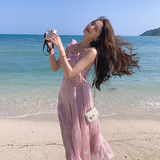 现货刺绣暮云纱连衣裙有262A-S140P90K148＋外搭P115K168，女装连衣裙，Yologo