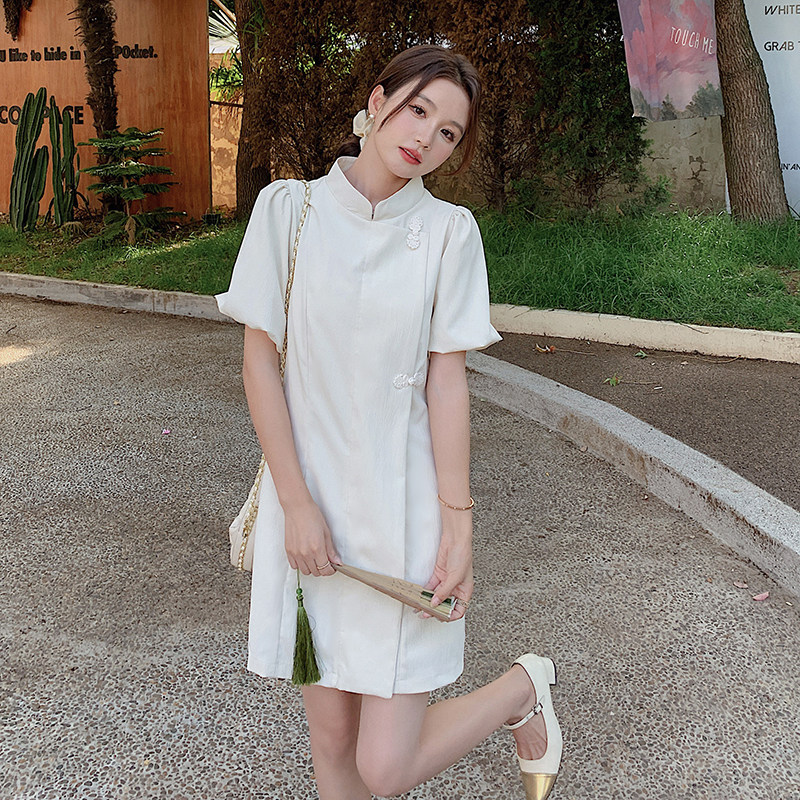 新款30出货有买家秀新中式263-S028-P100-K158,女装连衣裙,Yologo