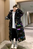 长款亮面免洗羽绒棉服女2024年冬季新款韩版宽松加厚连帽棉袄棉衣，女装羽绒服，Yologo