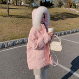 【主推大货】提供羊角扣大毛领服262A-W115-P185-K268，女装棉衣/棉服，Yologo