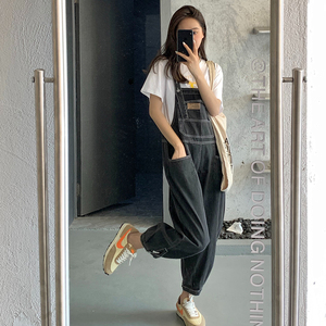 新款现货 减龄背带牛仔裤 262A-S779-P95-K148图片