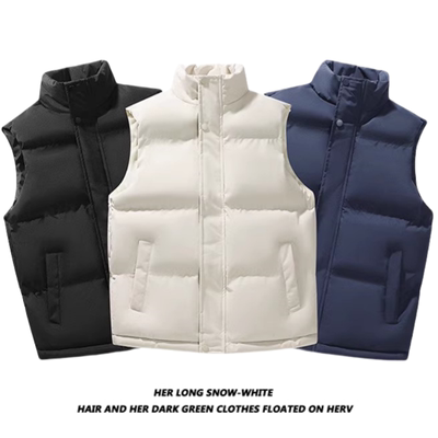 青少年马甲男士秋冬季背心外套初高中学生加厚大码外穿羽绒棉马夹