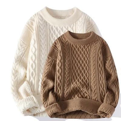 麻花针织衫衣服加厚毛衣