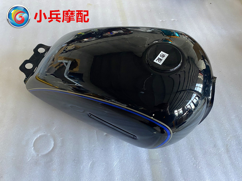 适用铃木小太子摩托车GN125 GN125H HJ125-8燃油箱汽油箱黑色