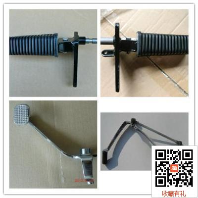 适用铃木风暴太子QS150A QS150B前左前右搁脚踏刹车杆变档杆