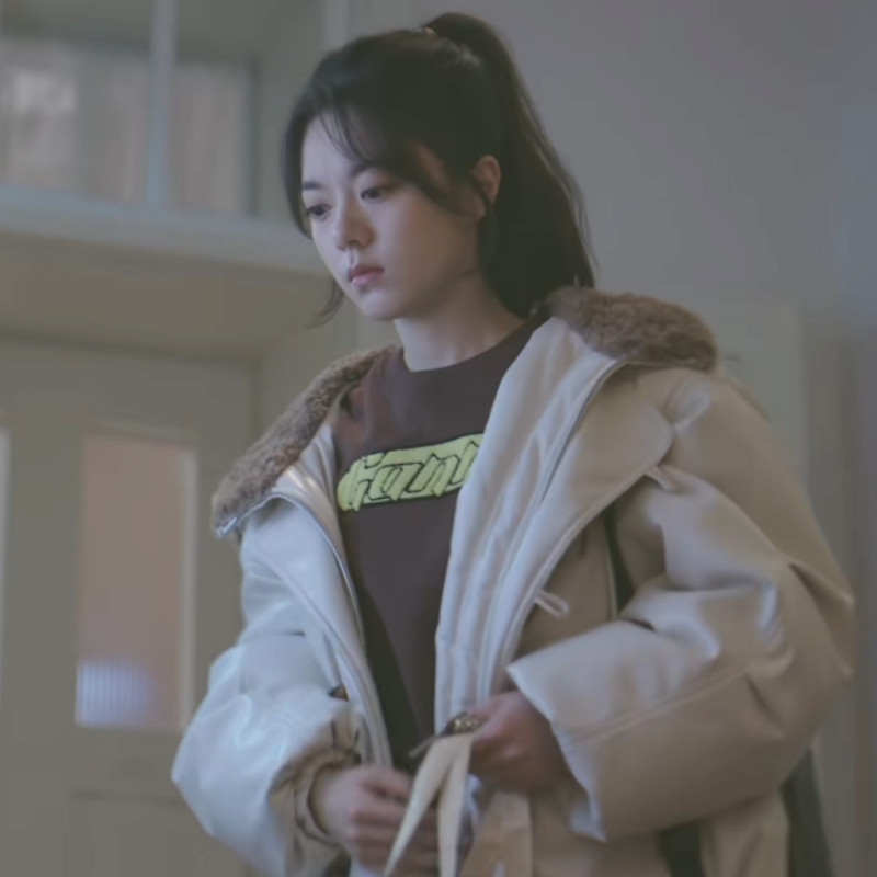 在暴雪时分赵今麦殷果同款高端鹅绒大翻领羽绒服冬季外套女大学生