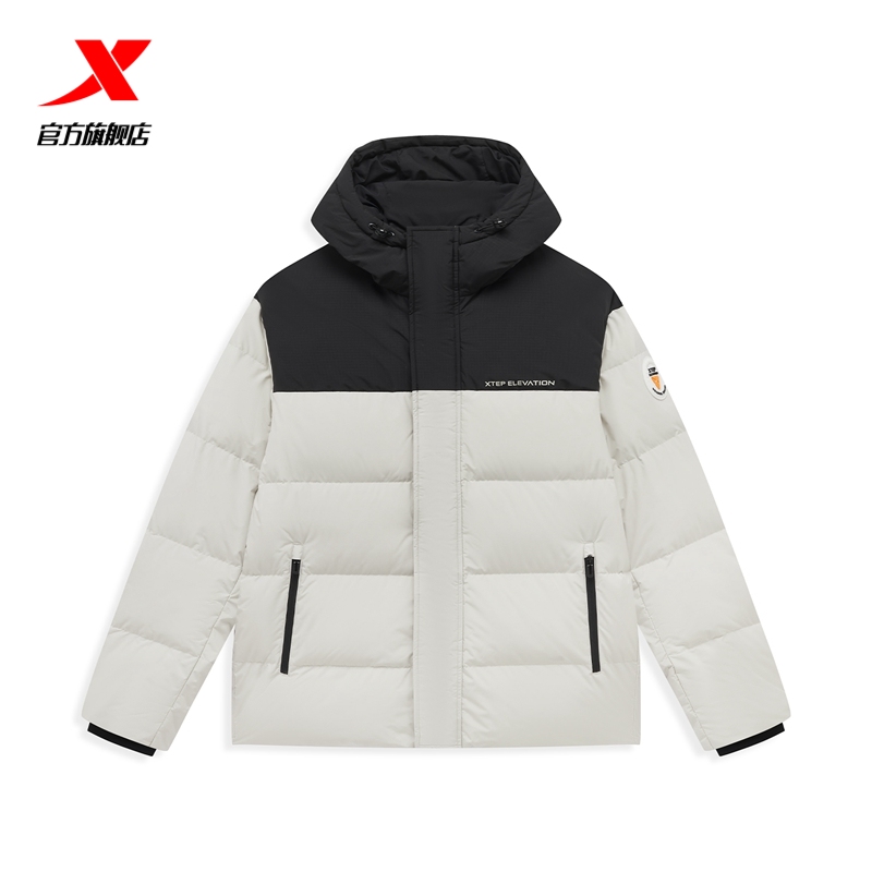 时尚保暖棉服特步羽绒服