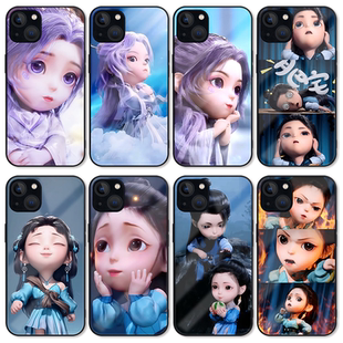 Q版云霄仙子手机壳iPhone17适用oppo真我gt华为nova14玻璃vivoIQOO13红米note12三星s23/s24/s25一加15苹果16