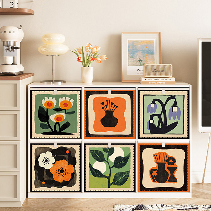 方格布艺收纳箱大容量卡莱克格子柜抽屉整理盒家用折叠收纳筐定制,收纳整理,收纳箱,淘宝优惠券,粉丝福利购,淘宝优惠卷