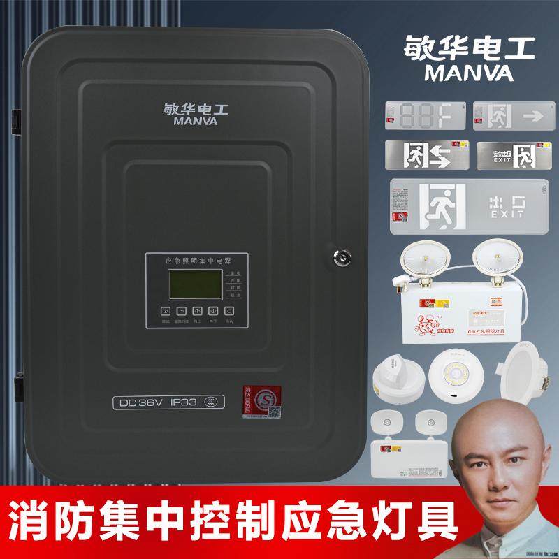 集中电源控制led消防应急灯A型疏散指示灯eps配电箱标志照明灯具