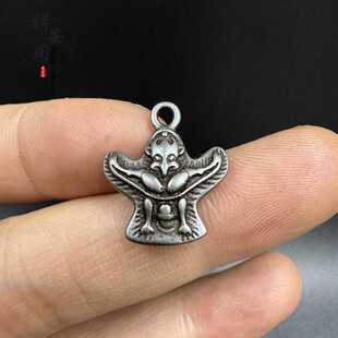 西藏天铁挂件吊饰手串项链配珠装饰配饰散珠卡子铁大鹏鸟配饰挂件