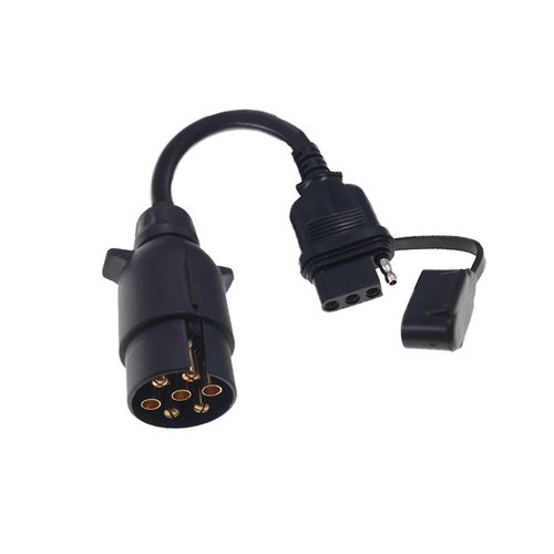 厂家直销欧式7针转美式4针适配器